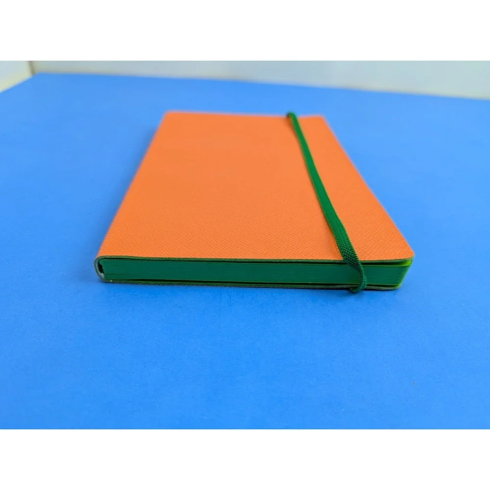 Campo Marzio Orange Leather Bound Notebook Journal 8